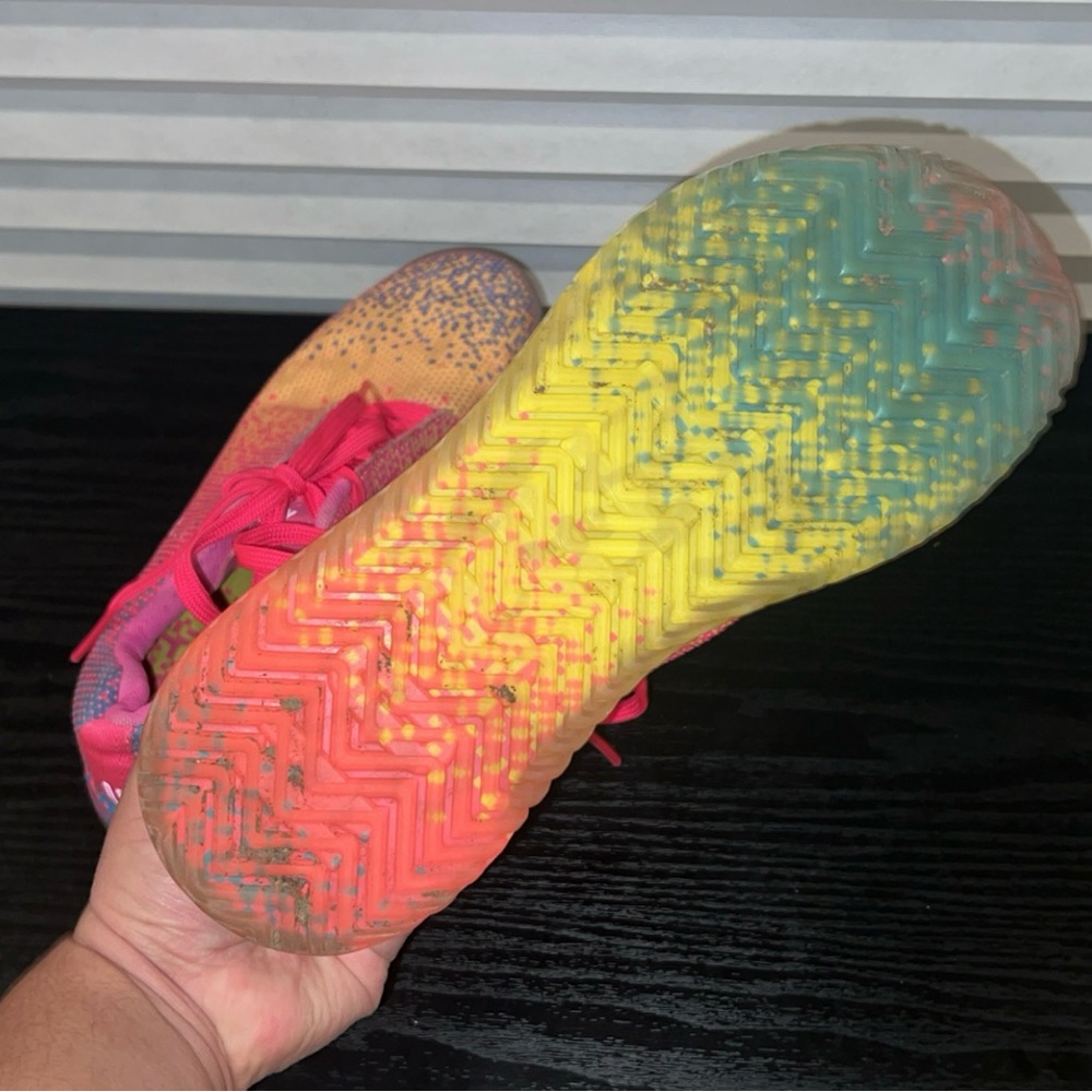 NOBULL Women's Multicolor Neon Glitch Training Shoes - Picture 8 of 9
